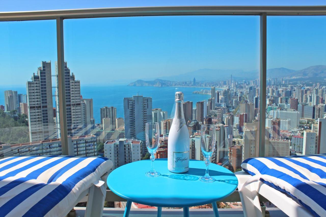 Skyline 20 Apartamento De Lujo Con Terraza Privada Y Vistas Al Mar Μπένιντορμ Εξωτερικό φωτογραφία