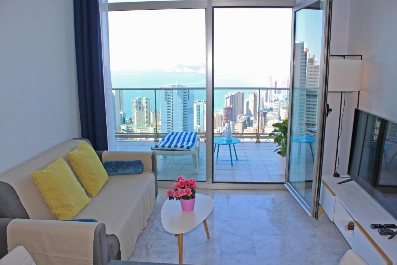 Skyline 20 Apartamento De Lujo Con Terraza Privada Y Vistas Al Mar Μπένιντορμ Εξωτερικό φωτογραφία