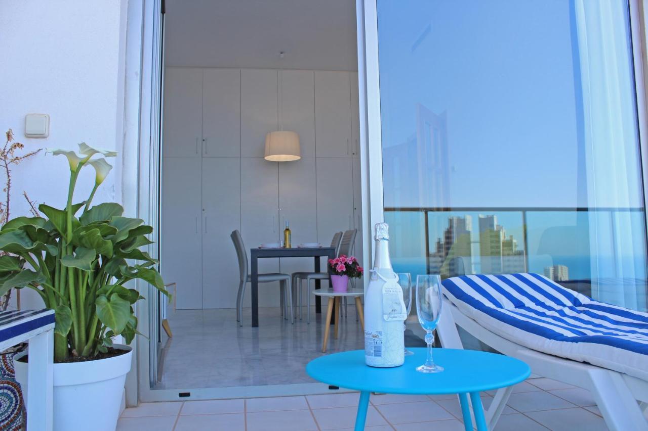 Skyline 20 Apartamento De Lujo Con Terraza Privada Y Vistas Al Mar Μπένιντορμ Εξωτερικό φωτογραφία