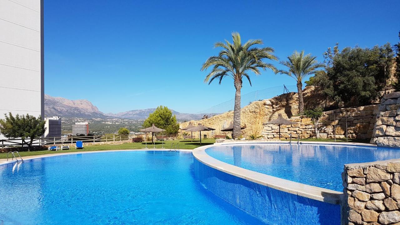 Skyline 20 Apartamento De Lujo Con Terraza Privada Y Vistas Al Mar Μπένιντορμ Εξωτερικό φωτογραφία