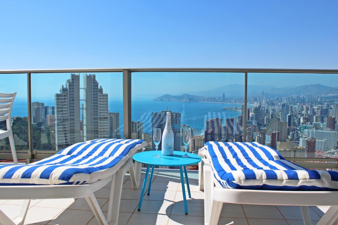Skyline 20 Apartamento De Lujo Con Terraza Privada Y Vistas Al Mar Μπένιντορμ Εξωτερικό φωτογραφία